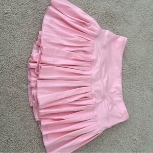Chic Pink Skater Skirt
